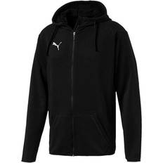 Schwarz Jacken Puma Men Liga Casual Hoody Jacket Hoody BlackPUMA White