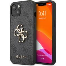 Guess Copertina Rigida 4G Grande Logo in Metallo iPhone 13