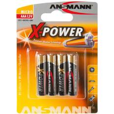 Ansmann Batteries Batteries & Chargers Ansmann X-Power Alkaline Micro AAA 4-pack