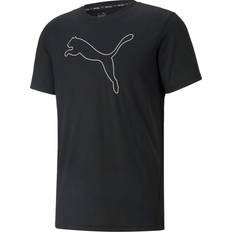 Puma Running T-shirts Puma Performance Cat Training T-shirt Men's - Black/White