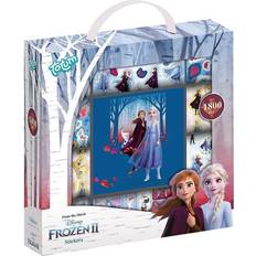 Frost Klistermärken Disney 1800st Klistermärken Totum Frozen 2 Sticker Box Med Ritblock