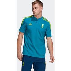 Football - Turquoise T-shirts adidas Juventus Training 21/22 Short Sleeve Polo