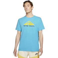 Nike Dri-FIT SS Trail Camiseta de Manga Corta - Negro