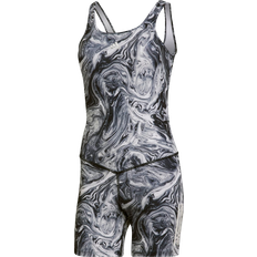 Multifärgade Jumpsuits & Overaller adidas Hyperglam AEROREADY Training Marble-Print Leotard Multicolor