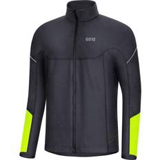 Gore M Thermo Zip Shirt Langarm - Neon Yellow