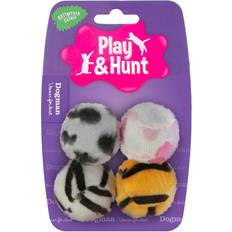 Cat toy ball Dogman Toy Plush Ball 4-pack