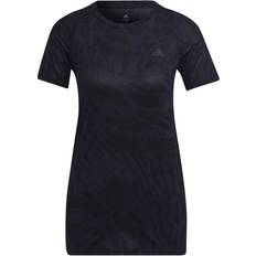 adidas Fast Allover Print Running Tee - Blå
