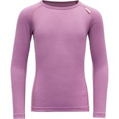 Paars Basislagen Devold Breeze Longsleeve - Blauw