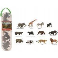 Collecta Figurines Collecta Wild Life Animal Figures in Tube Gift Set (12pcs)