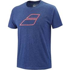 Babolat Exercise Big Flag T-shirt Men - Orange/Dark Blue