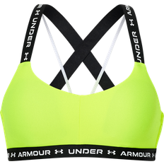 Polyester Soutiens-gorge Under Armour Women's Crossback Low Sports Bra Beta Beta Note