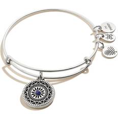 Alex And Ani New Day Charm Bangle Bracelet - Silver/Blue