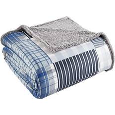 Micro Flannel Sherpa Blankets Multicolor (228.6x167.64cm)
