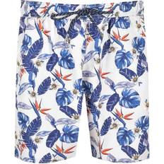 Superdry Vintage Hawaiian Swim Shorts - White