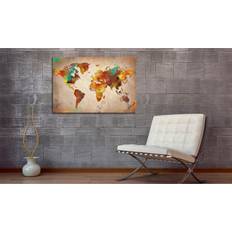 Inredningsdetaljer Arkiio Painted World 120x80 Tavla