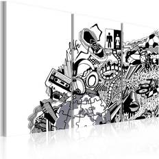 Arkiio Artistic mess triptych 60x40 Tavla