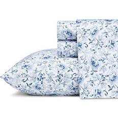 Blommiga Underlakan Laura Ashley Lorelei 300 Thread Count Underlakan Blå (284.48x)