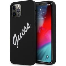 Guess Guess iPhone 12 Pro Max Cover Vintage Silicone Sort