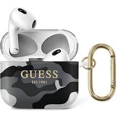 Apple airpods 3 cover Guess Case GUA3UCAMG Apple AirPods 3 cover black/black Camo Collection