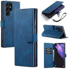 CaseOnline Dg-Ming 3 Cards Wallet Case for Galaxy S22 Ultra