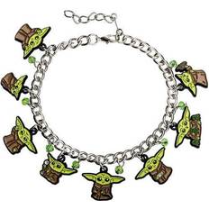 Star Wars Smycken Star Wars Grogu Poses Charm Bracelet