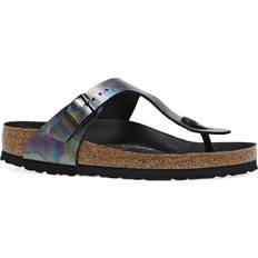 Gizeh birko flor Birkenstock Gizeh Birko-Flor - Metallic Black