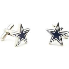 Azul Gemelos de puño Cufflinks Inc Dallas Cowboys Team Logo Cufflinks - Silver/Blue