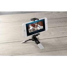 Supports pour Appareils Mobiles Renkforce Tripod Smartphonehalter noir, blanc