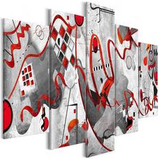 Arkiio Between Waves (5 Parts) Wide 100x50 Tavla 100x50cm