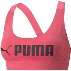 Rose Sous-vêtements Puma Haut De Sport À Impact Moyen Fit