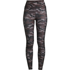 Camouflage Collant Casall Printed Sport Tights - Grey Paint