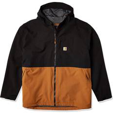 Rain Clothes Carhartt Storm Defender Jacket - Black/Carhartt Brown