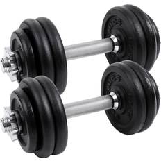 Hantelset Hantlar på rea Songmics Cast Iron Dumbbell Set