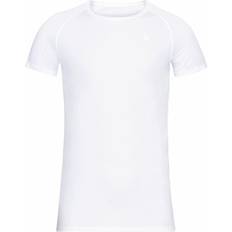 Trainingsbekleidung - Weiß Basisschicht Odlo Active F-Dry Light T-shirt - White