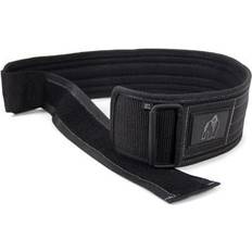 Velcro Ceintures d'Entraînement Gorilla Wear Hebegürtel aus Nylon 4 Zoll Noir