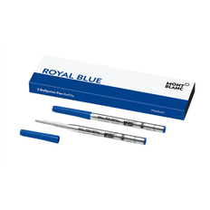 Montblanc Artes y Manualidades Montblanc Royal Blue Ball Pen Twin Pack Refill