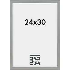 Ramme 24x30 Slim Træ Sølv 24x30 Ramme