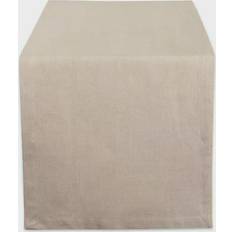 Solid Colors Tablecloths Design Imports Chambray Tablecloth Beige (182.88x35.56)