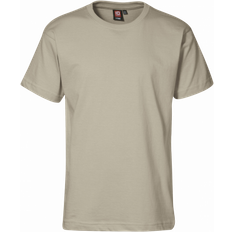 Beige - Herre Tøj ID T-Time T-shirt - Khaki