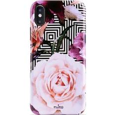 Iphone xs max case Puro Glam Geo Flowers iPhone Xs Max Case (Pink Peonies)