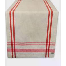 Red Tablecloths Design Imports Chambray Tablecloth Red (274.32x35.56)