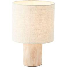 Holz Tischlampen Brilliant Pia Tischlampe 30cm