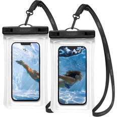 Spigen aqua Spigen A610 UNIVERSAL WATERPROOF FLOAT CASE 2-PACK CRYSTAL CLEAR