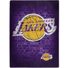 Northwest Los Angeles Lakers Street Raschel Plush Throw Blanket