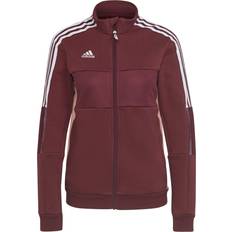 Dame - Fodbold - Rød Jakker adidas Tiro TK women's sweatshirt, Maroon