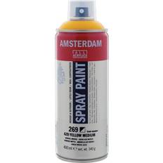 Gule Spraymaling Amsterdam Spray Paint 400 ml Azo Yellow Medium 269