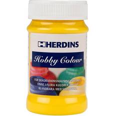 Herdins Akrylfärger Herdins Hobby Colour Yellow 104 100ml