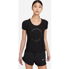 Nike Miler Icon Clash W t-shirt FIREBERRY/WHITE Dam