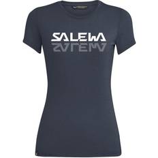 Salewa Graphic Dry Manga Corta Verde Claro Mujer