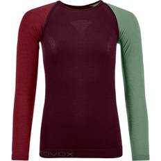 Lila Basisschicht Ortovox Thermal Underwear Comp Light W Dark Wine